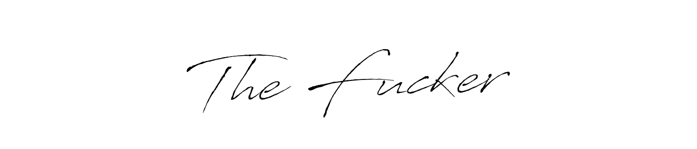 Create a beautiful signature design for name   The Fucker  . With this signature (Antro_Vectra) fonts, you can make a handwritten signature for free.   The Fucker   signature style 6 images and pictures png