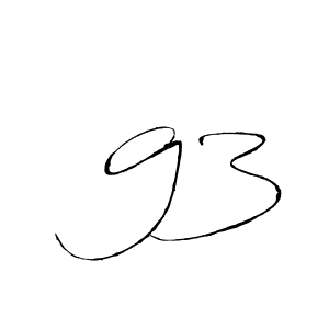 How to Draw  93 signature style? Antro_Vectra is a latest design signature styles for name  93.  93 signature style 6 images and pictures png