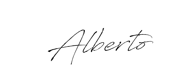 You should practise on your own different ways (Antro_Vectra) to write your name ( Alberto) in signature. don't let someone else do it for you.  Alberto signature style 6 images and pictures png