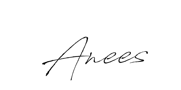 You can use this online signature creator to create a handwritten signature for the name  Anees. This is the best online autograph maker.  Anees signature style 6 images and pictures png
