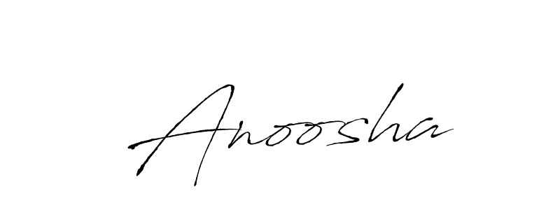 You can use this online signature creator to create a handwritten signature for the name  Anoosha. This is the best online autograph maker.  Anoosha signature style 6 images and pictures png