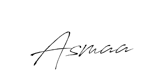 Create a beautiful signature design for name  Asmaa. With this signature (Antro_Vectra) fonts, you can make a handwritten signature for free.  Asmaa signature style 6 images and pictures png