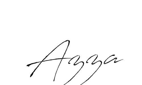 The best way (Antro_Vectra) to make a short signature is to pick only two or three words in your name. The name  Azza include a total of six letters. For converting this name.  Azza signature style 6 images and pictures png