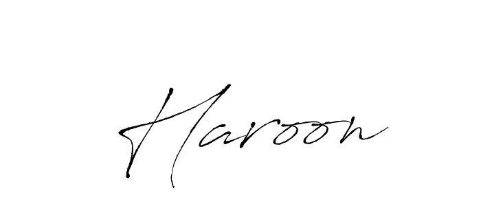 Antro_Vectra is a professional signature style that is perfect for those who want to add a touch of class to their signature. It is also a great choice for those who want to make their signature more unique. Get  Haroon name to fancy signature for free.  Haroon signature style 6 images and pictures png