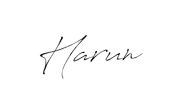 You can use this online signature creator to create a handwritten signature for the name  Harun. This is the best online autograph maker.  Harun signature style 6 images and pictures png