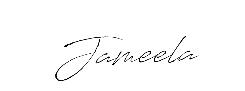 Also we have  Jameela name is the best signature style. Create professional handwritten signature collection using Antro_Vectra autograph style.  Jameela signature style 6 images and pictures png