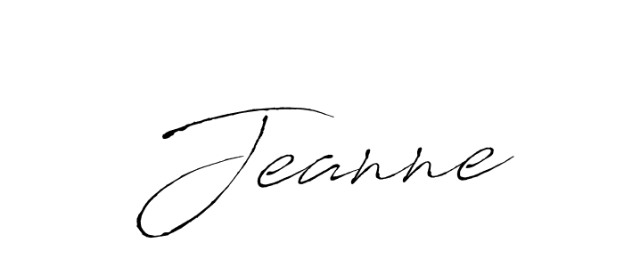 Also we have  Jeanne name is the best signature style. Create professional handwritten signature collection using Antro_Vectra autograph style.  Jeanne signature style 6 images and pictures png