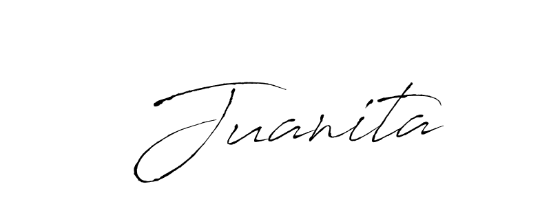 It looks lik you need a new signature style for name  Juanita. Design unique handwritten (Antro_Vectra) signature with our free signature maker in just a few clicks.  Juanita signature style 6 images and pictures png