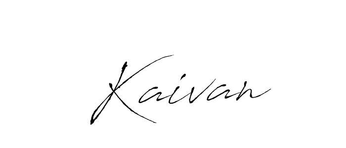 Similarly Antro_Vectra is the best handwritten signature design. Signature creator online .You can use it as an online autograph creator for name  Kaivan.  Kaivan signature style 6 images and pictures png