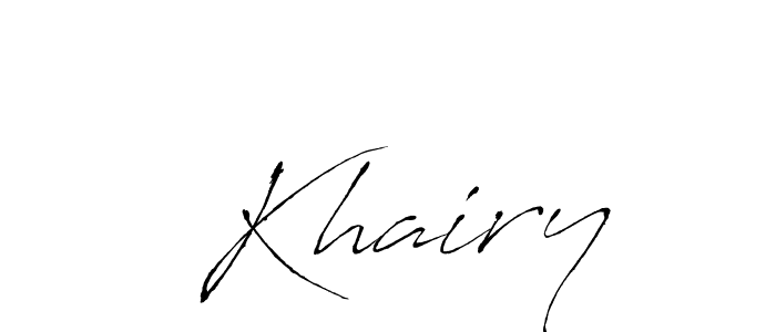  Khairy stylish signature style. Best Handwritten Sign (Antro_Vectra) for my name. Handwritten Signature Collection Ideas for my name  Khairy.  Khairy signature style 6 images and pictures png