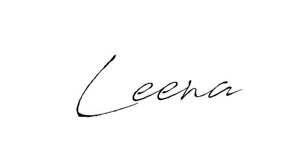  Leena stylish signature style. Best Handwritten Sign (Antro_Vectra) for my name. Handwritten Signature Collection Ideas for my name  Leena.  Leena signature style 6 images and pictures png