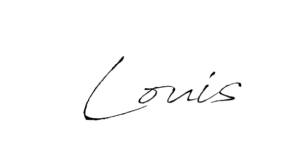 How to make  Louis name signature. Use Antro_Vectra style for creating short signs online. This is the latest handwritten sign.  Louis signature style 6 images and pictures png