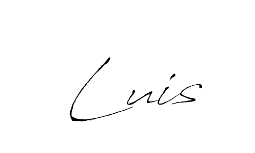 Antro_Vectra is a professional signature style that is perfect for those who want to add a touch of class to their signature. It is also a great choice for those who want to make their signature more unique. Get  Luis name to fancy signature for free.  Luis signature style 6 images and pictures png