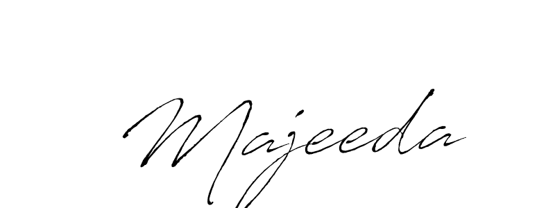 Use a signature maker to create a handwritten signature online. With this signature software, you can design (Antro_Vectra) your own signature for name  Majeeda.  Majeeda signature style 6 images and pictures png