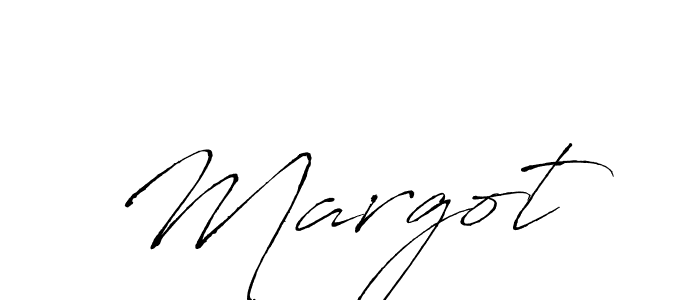 Use a signature maker to create a handwritten signature online. With this signature software, you can design (Antro_Vectra) your own signature for name  Margot.  Margot signature style 6 images and pictures png