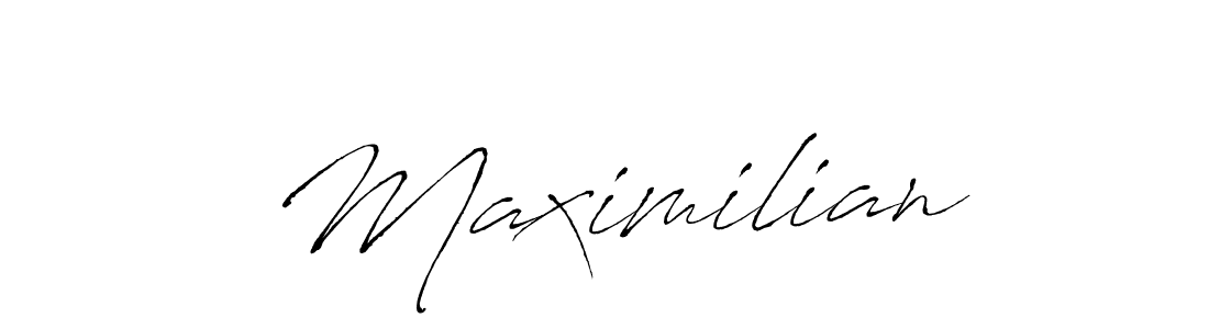 Create a beautiful signature design for name  Maximilian. With this signature (Antro_Vectra) fonts, you can make a handwritten signature for free.  Maximilian signature style 6 images and pictures png