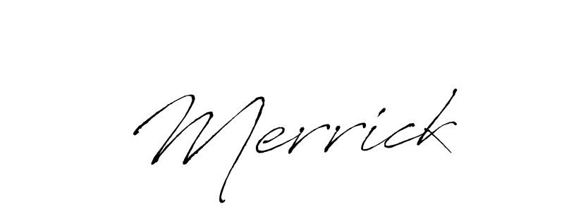 You should practise on your own different ways (Antro_Vectra) to write your name ( Merrick) in signature. don't let someone else do it for you.  Merrick signature style 6 images and pictures png