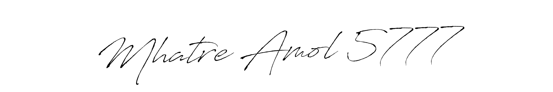 The best way (Antro_Vectra) to make a short signature is to pick only two or three words in your name. The name  Mhatre Amol 5777  include a total of six letters. For converting this name.  Mhatre Amol 5777  signature style 6 images and pictures png