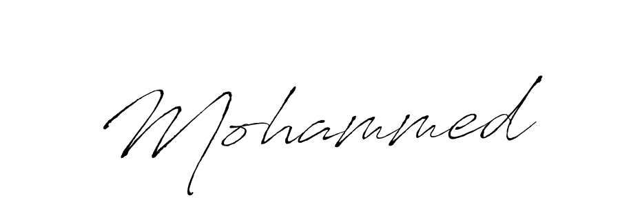 Design your own signature with our free online signature maker. With this signature software, you can create a handwritten (Antro_Vectra) signature for name  Mohammed.  Mohammed signature style 6 images and pictures png