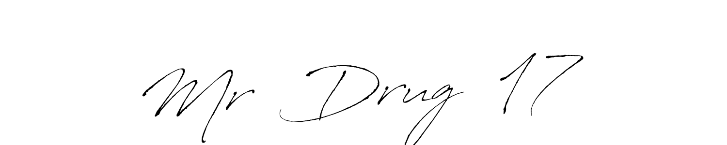 Design your own signature with our free online signature maker. With this signature software, you can create a handwritten (Antro_Vectra) signature for name  Mr  Drug  17  .  Mr  Drug  17   signature style 6 images and pictures png