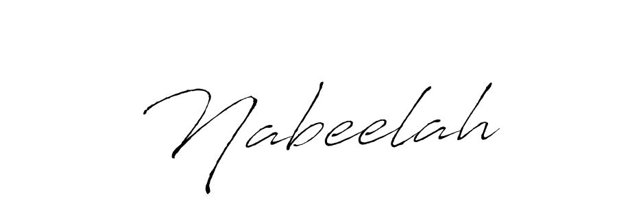 Also we have  Nabeelah name is the best signature style. Create professional handwritten signature collection using Antro_Vectra autograph style.  Nabeelah signature style 6 images and pictures png