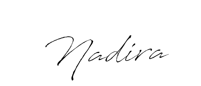 Similarly Antro_Vectra is the best handwritten signature design. Signature creator online .You can use it as an online autograph creator for name  Nadira.  Nadira signature style 6 images and pictures png