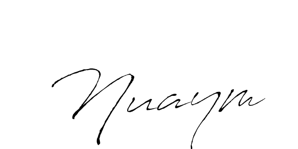 Make a beautiful signature design for name  Nuaym. Use this online signature maker to create a handwritten signature for free.  Nuaym signature style 6 images and pictures png