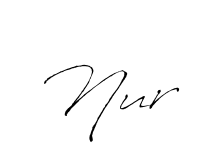 Make a beautiful signature design for name  Nur. Use this online signature maker to create a handwritten signature for free.  Nur signature style 6 images and pictures png