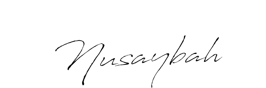 Once you've used our free online signature maker to create your best signature Antro_Vectra style, it's time to enjoy all of the benefits that  Nusaybah name signing documents.  Nusaybah signature style 6 images and pictures png