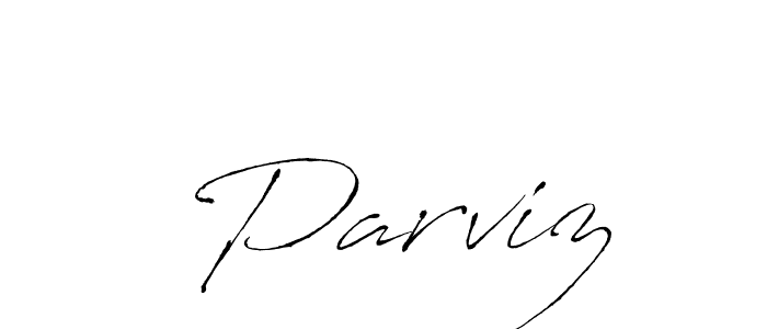 You can use this online signature creator to create a handwritten signature for the name  Parviz. This is the best online autograph maker.  Parviz signature style 6 images and pictures png