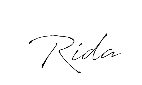 How to make  Rida name signature. Use Antro_Vectra style for creating short signs online. This is the latest handwritten sign.  Rida signature style 6 images and pictures png