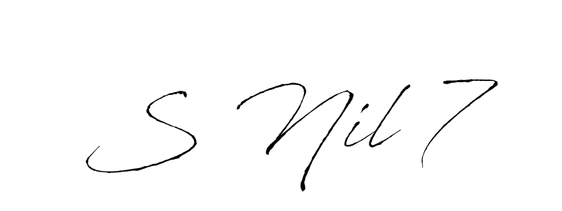 Check out images of Autograph of  S Nil 7 name. Actor  S Nil 7 Signature Style. Antro_Vectra is a professional sign style online.  S Nil 7 signature style 6 images and pictures png