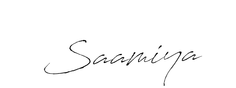 How to make  Saamiya name signature. Use Antro_Vectra style for creating short signs online. This is the latest handwritten sign.  Saamiya signature style 6 images and pictures png