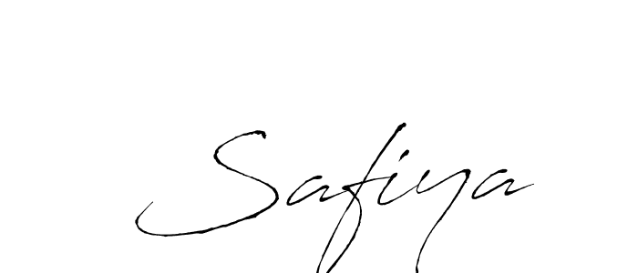 Make a beautiful signature design for name  Safiya. With this signature (Antro_Vectra) style, you can create a handwritten signature for free.  Safiya signature style 6 images and pictures png