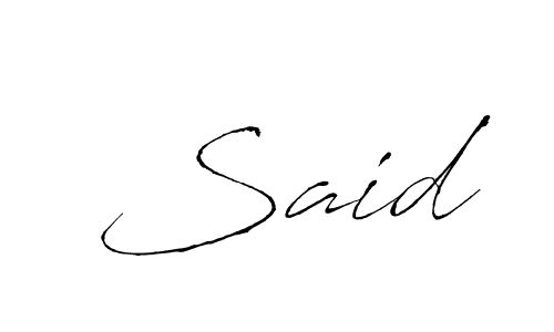 How to make  Said name signature. Use Antro_Vectra style for creating short signs online. This is the latest handwritten sign.  Said signature style 6 images and pictures png