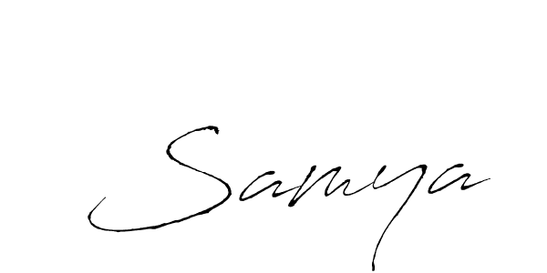 It looks lik you need a new signature style for name  Samya. Design unique handwritten (Antro_Vectra) signature with our free signature maker in just a few clicks.  Samya signature style 6 images and pictures png