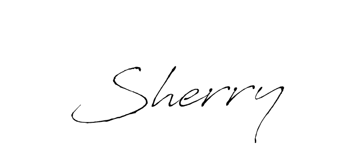 Antro_Vectra is a professional signature style that is perfect for those who want to add a touch of class to their signature. It is also a great choice for those who want to make their signature more unique. Get  Sherry name to fancy signature for free.  Sherry signature style 6 images and pictures png