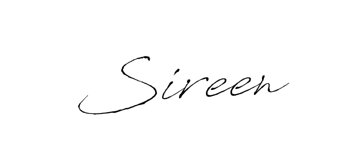 The best way (Antro_Vectra) to make a short signature is to pick only two or three words in your name. The name  Sireen include a total of six letters. For converting this name.  Sireen signature style 6 images and pictures png