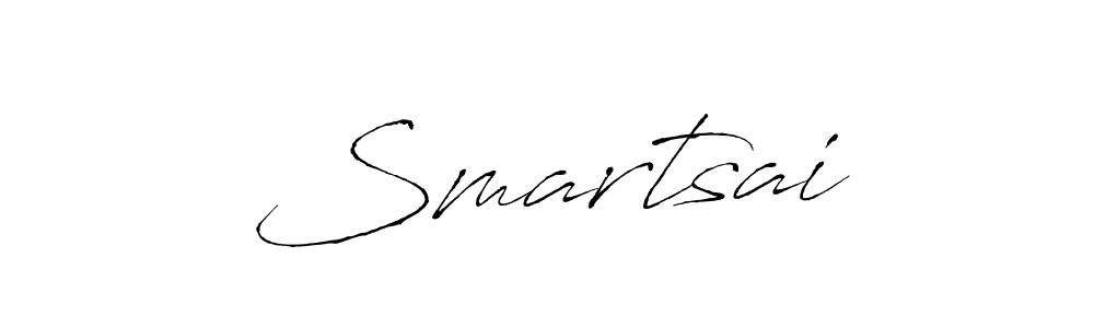 Antro_Vectra is a professional signature style that is perfect for those who want to add a touch of class to their signature. It is also a great choice for those who want to make their signature more unique. Get  Smartsai  name to fancy signature for free.  Smartsai  signature style 6 images and pictures png