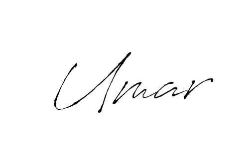 Make a beautiful signature design for name  Umar. With this signature (Antro_Vectra) style, you can create a handwritten signature for free.  Umar signature style 6 images and pictures png