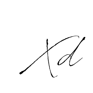 How to Draw  Xd signature style? Antro_Vectra is a latest design signature styles for name  Xd.  Xd signature style 6 images and pictures png