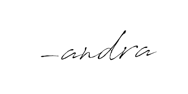 if you are searching for the best signature style for your name -andra. so please give up your signature search. here we have designed multiple signature styles  using Antro_Vectra. -andra signature style 6 images and pictures png