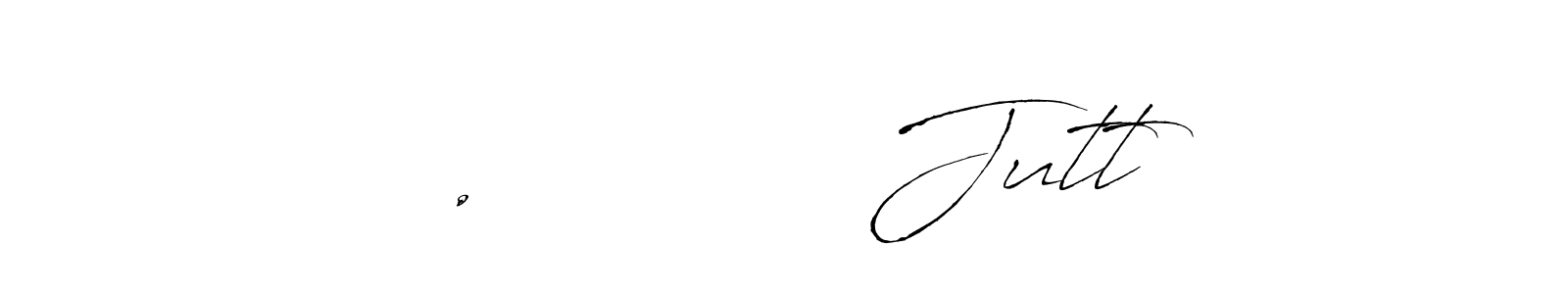 Make a beautiful signature design for name .           Jutt. With this signature (Antro_Vectra) style, you can create a handwritten signature for free. .           Jutt signature style 6 images and pictures png