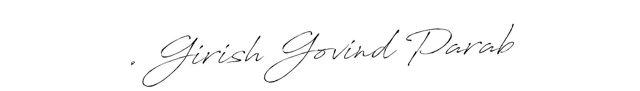 Make a beautiful signature design for name . Girish Govind Parab. Use this online signature maker to create a handwritten signature for free. . Girish Govind Parab signature style 6 images and pictures png