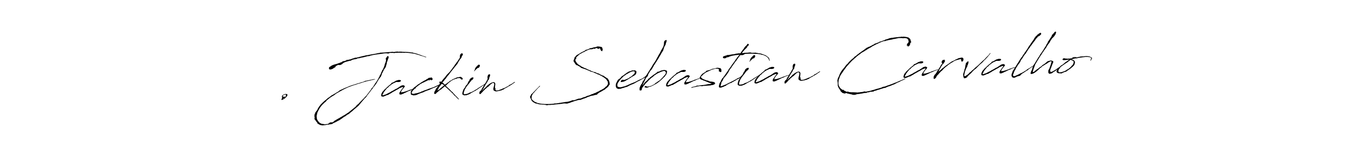 Create a beautiful signature design for name . Jackin Sebastian Carvalho. With this signature (Antro_Vectra) fonts, you can make a handwritten signature for free. . Jackin Sebastian Carvalho signature style 6 images and pictures png