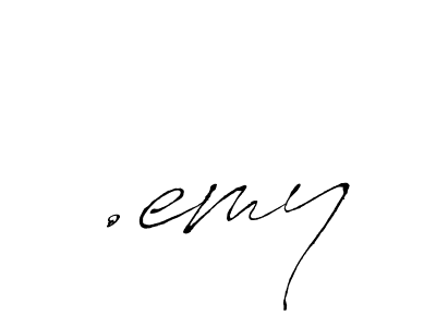 Also we have .emy name is the best signature style. Create professional handwritten signature collection using Antro_Vectra autograph style. .emy signature style 6 images and pictures png