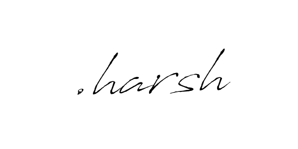 Make a beautiful signature design for name .harsh. With this signature (Antro_Vectra) style, you can create a handwritten signature for free. .harsh signature style 6 images and pictures png