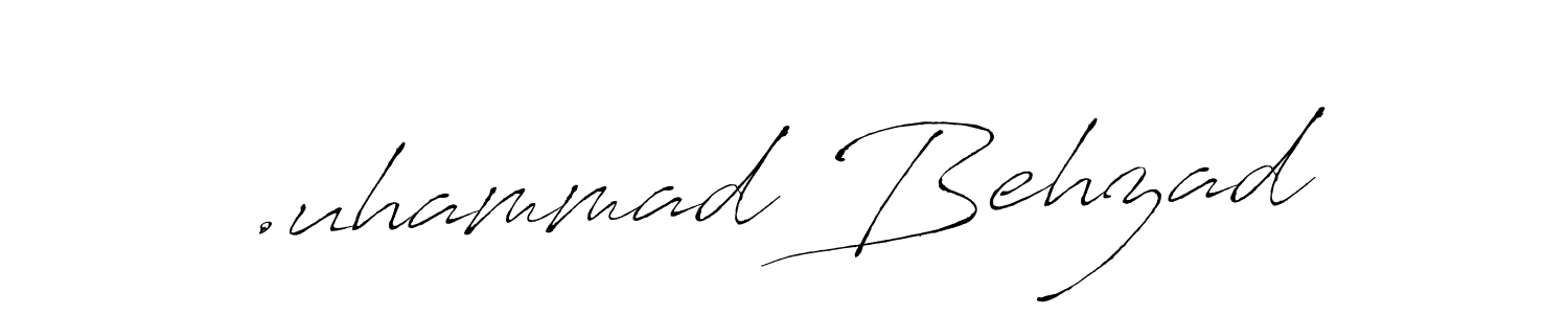 Make a beautiful signature design for name .uhammad Behzad. Use this online signature maker to create a handwritten signature for free. .uhammad Behzad signature style 6 images and pictures png