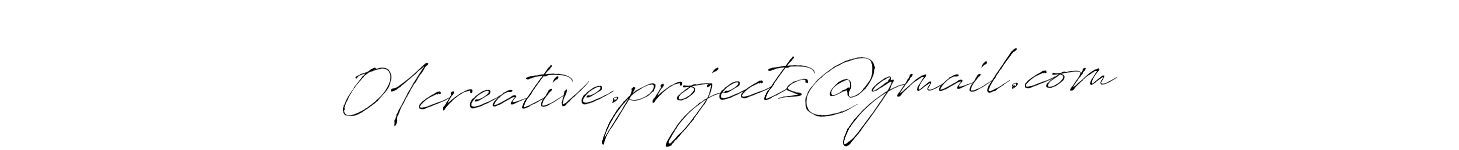 Use a signature maker to create a handwritten signature online. With this signature software, you can design (Antro_Vectra) your own signature for name 01creative.projects@gmail.com. 01creative.projects@gmail.com signature style 6 images and pictures png