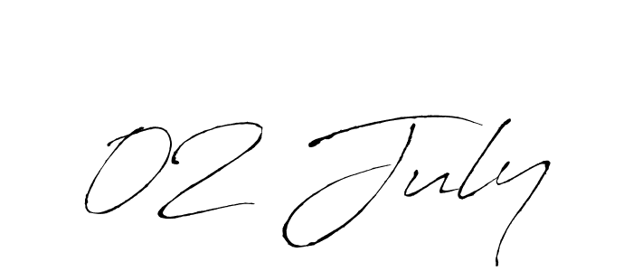 Also You can easily find your signature by using the search form. We will create 02 July name handwritten signature images for you free of cost using Antro_Vectra sign style. 02 July signature style 6 images and pictures png